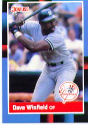 1988 Donruss Baseball Cards    298     Dave Winfield